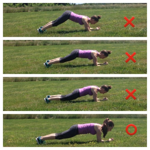how to do a correct plank
