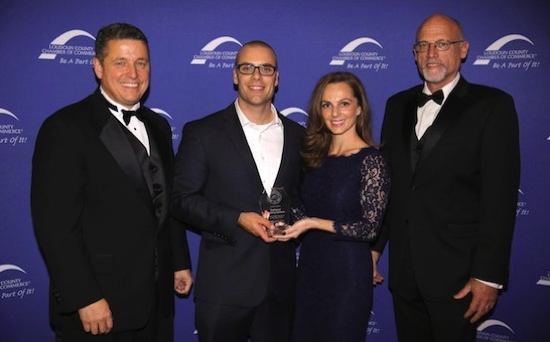 Jason and Sophie DeHenzel at the Loudoun Chamber of Commerce Awards